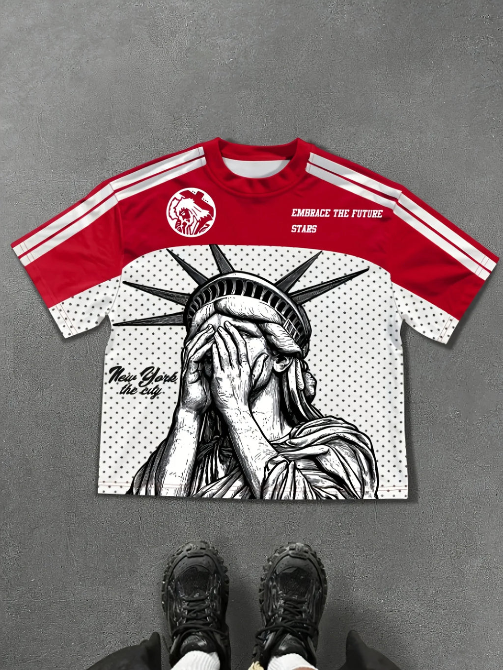 3D Digital Print Tee — Sporty Casual Streetwear