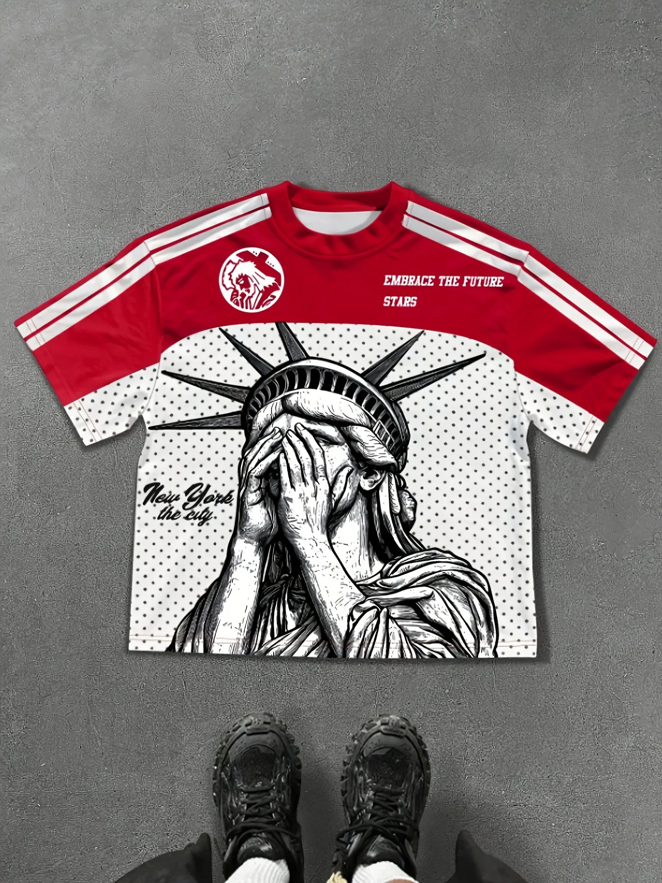 3D Digital Print Tee — Sporty Casual Streetwear