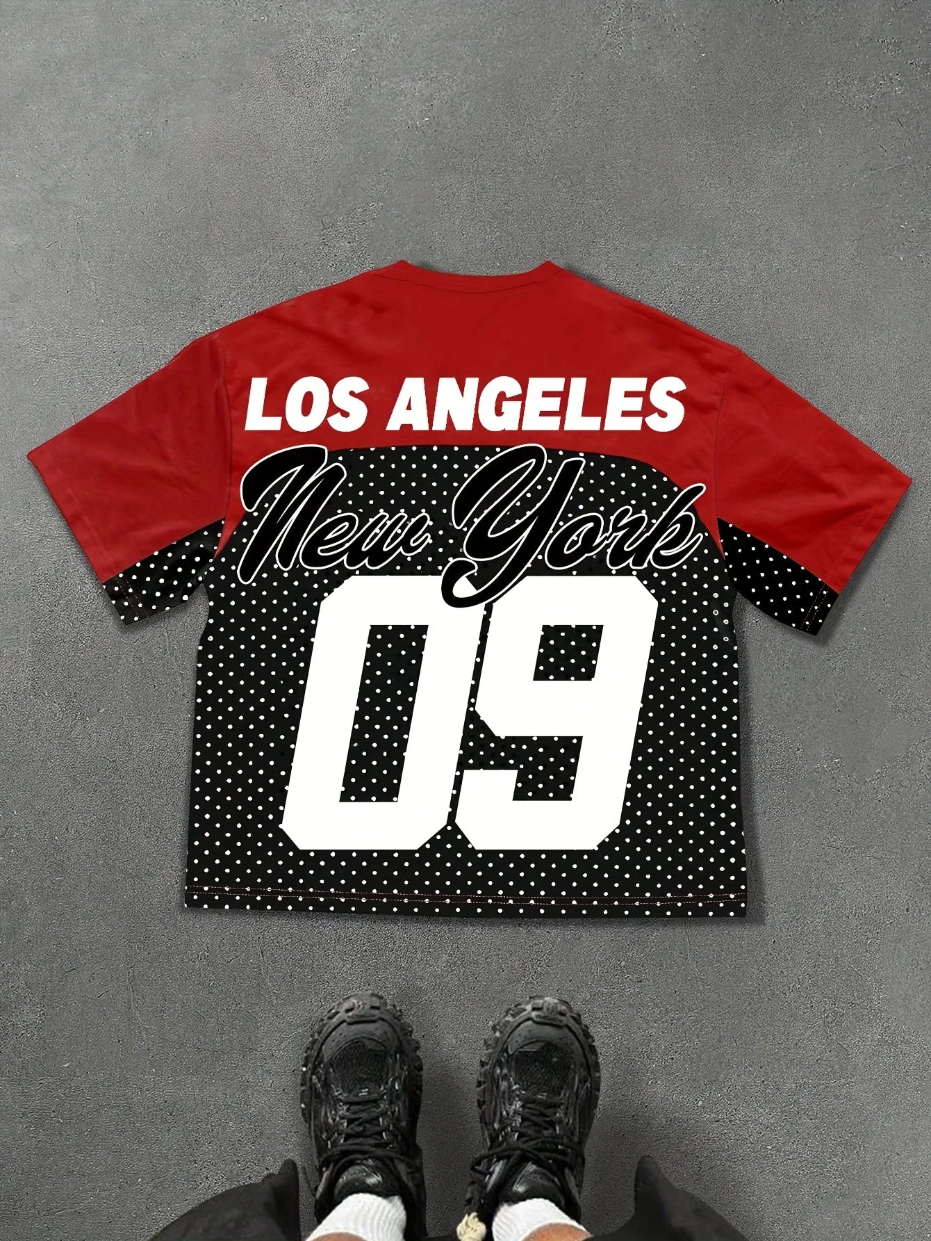 3D Digital Print Tee — Sporty Casual Streetwear