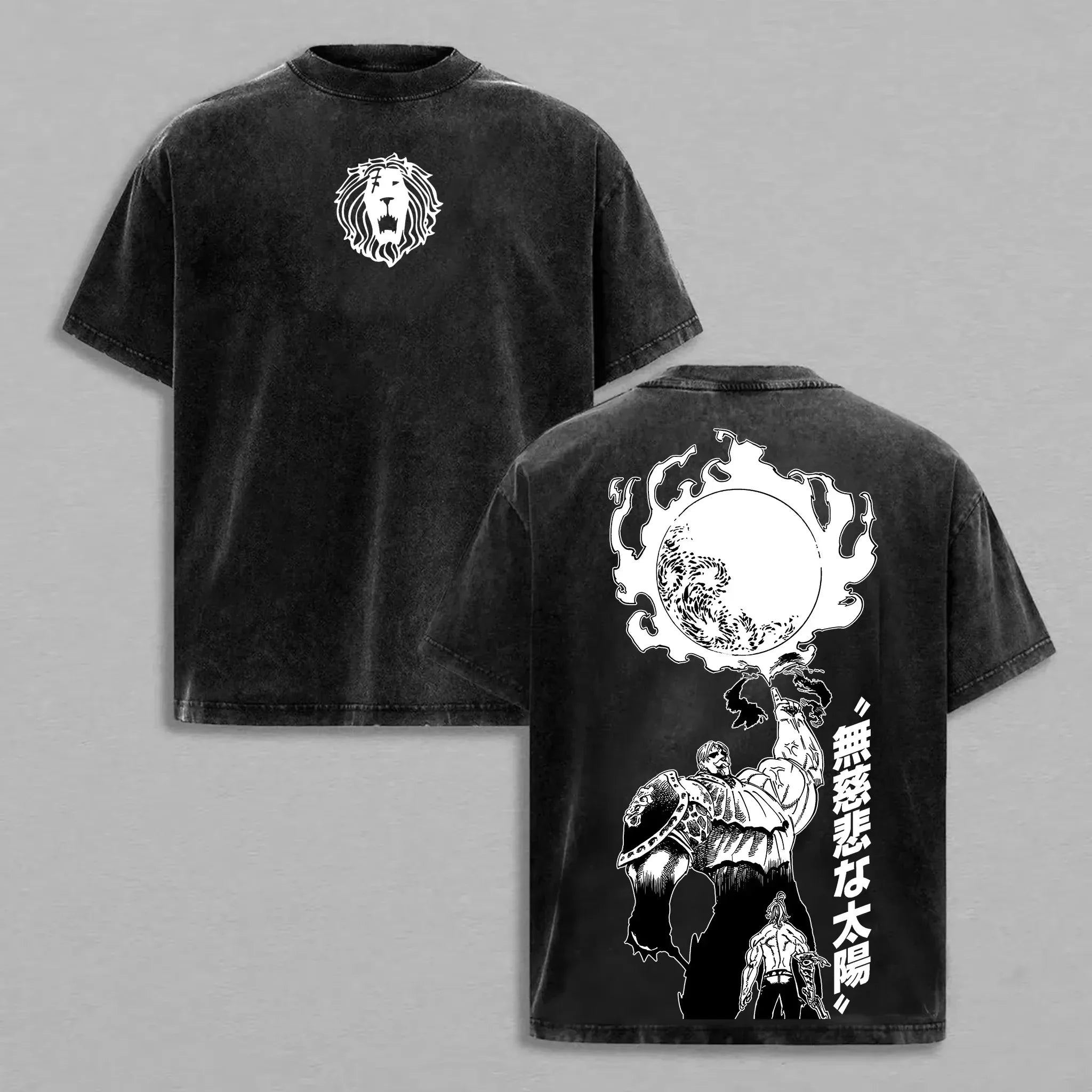 Escanor — The Seven Deadly Sins Washed Oversized Tee