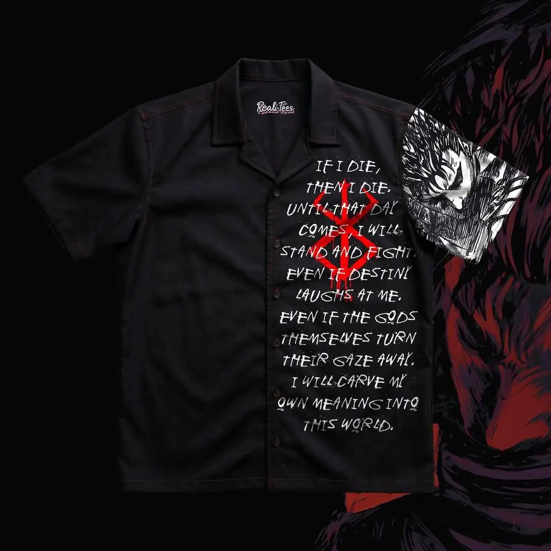 Anime Legends — JoJo's, Berserk & Cowboy Bebop Button-Up Shirt