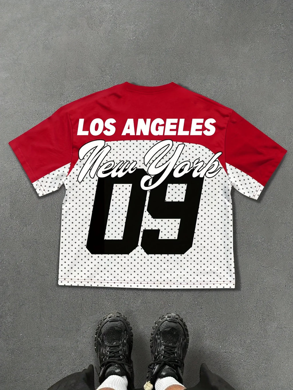 3D Digital Print Tee — Sporty Casual Streetwear