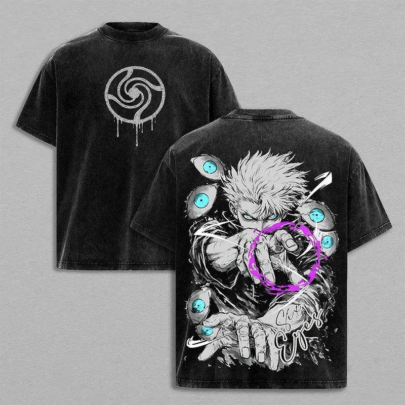 Gojo Satoru — Jujutsu Kaisen Washed Tee