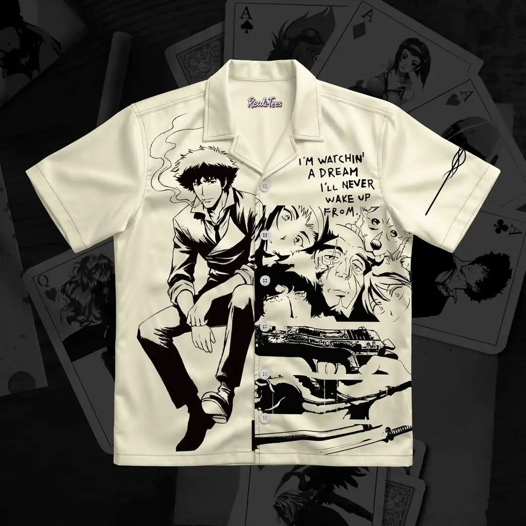 Anime Legends — JoJo's, Berserk & Cowboy Bebop Button-Up Shirt