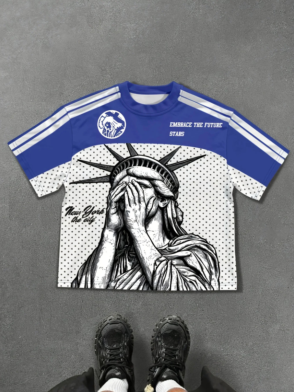 3D Digital Print Tee — Sporty Casual Streetwear