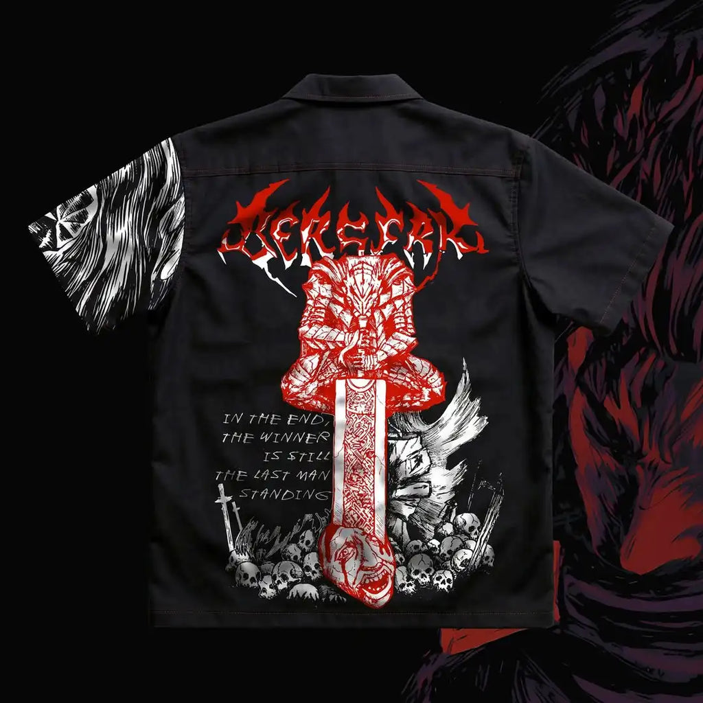 Anime Legends — JoJo's, Berserk & Cowboy Bebop Button-Up Shirt